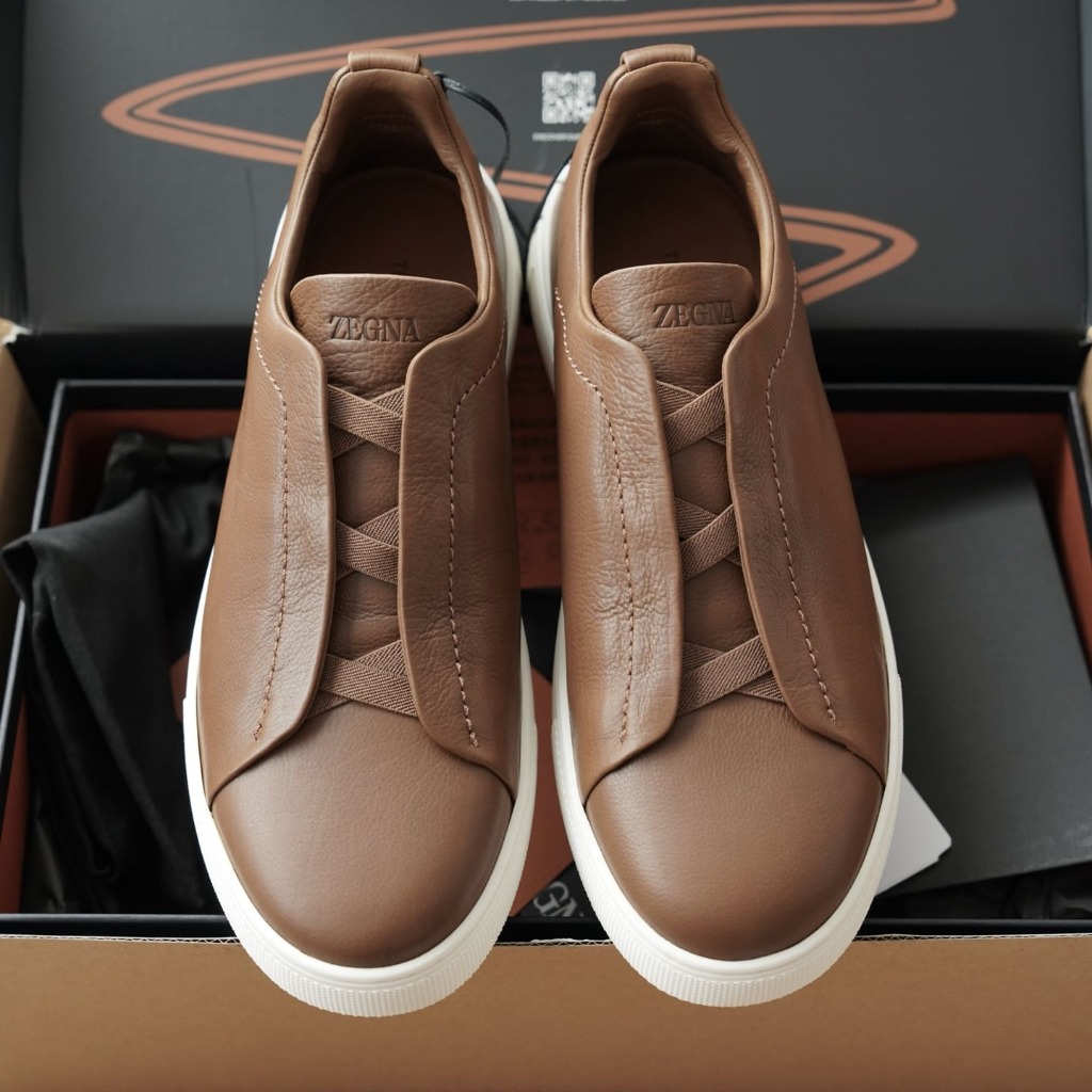 GIÀY ERMENEGILDO ZEGNA TRIPLE STITCH TOP QUALITY SHOES AAA