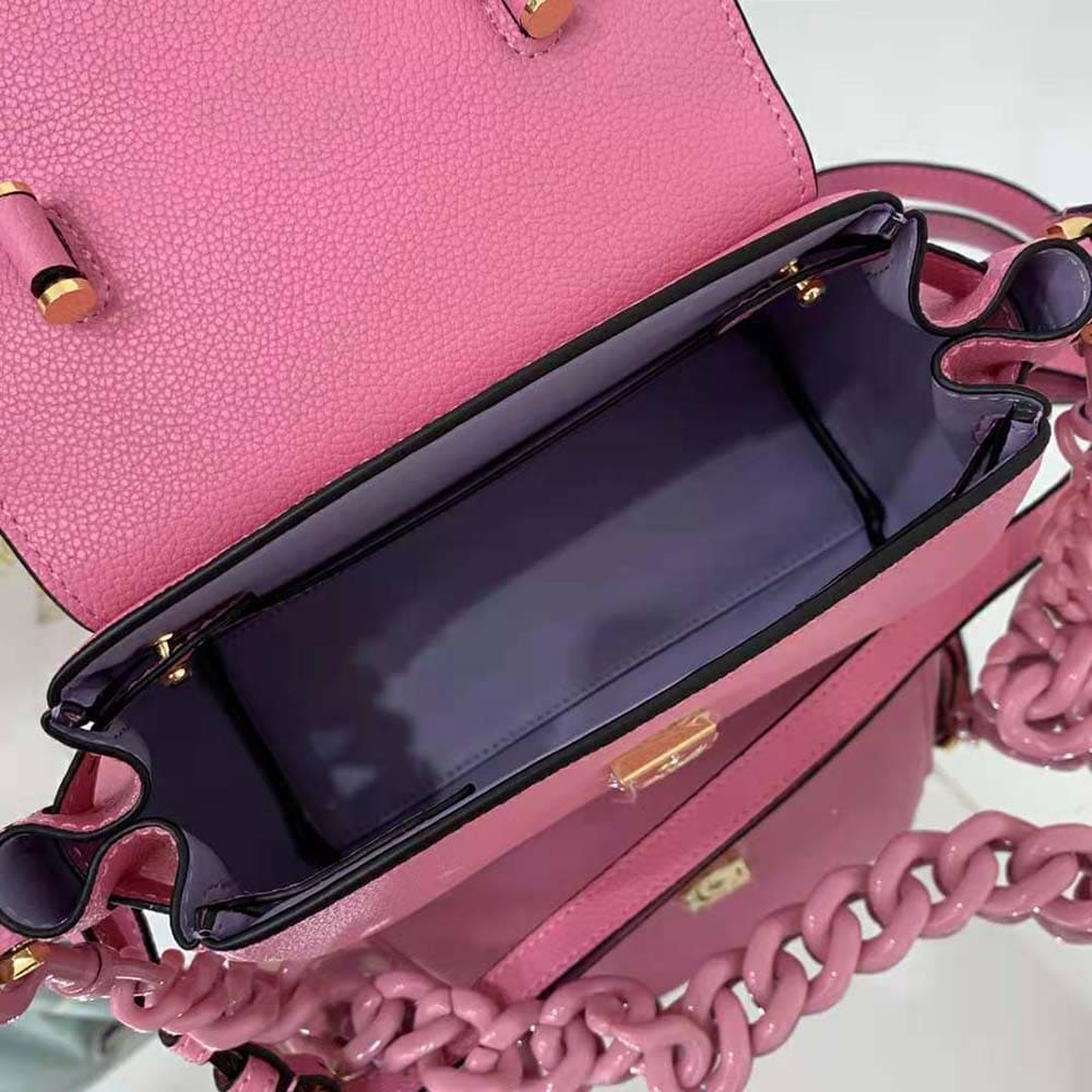 TÚI Versace Women La Medusa Small Handbag Crafted From Premium Leather-Pink