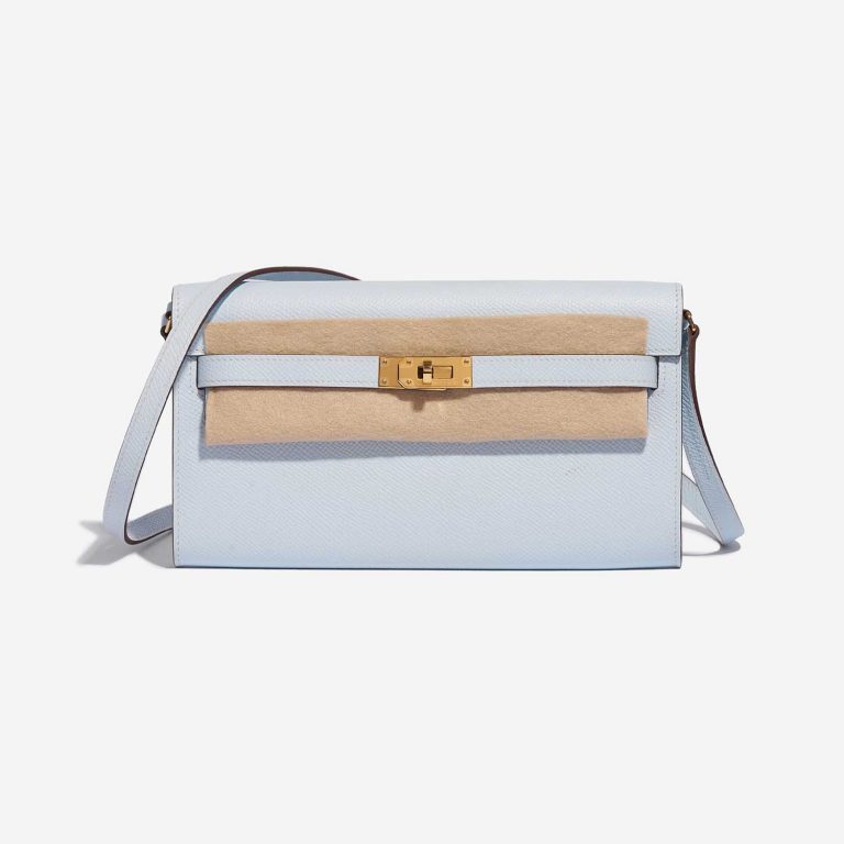 TÚI Hermès Kelly To Go Epsom Blue Brume Gold Buckle khóa vàng