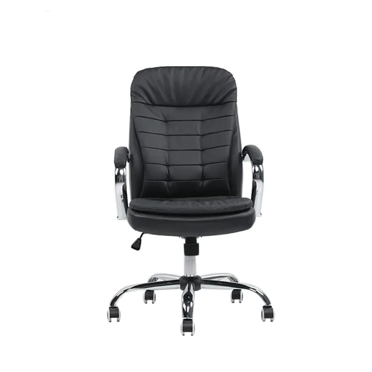 GHẾ VĂN PHÒNG LƯNG CAO DA ĐEN EQ5015B