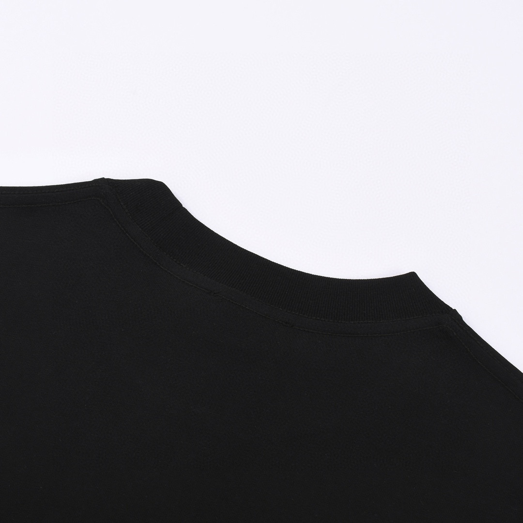 ÁO BALENCIAGA print cotton jersey T-shirt