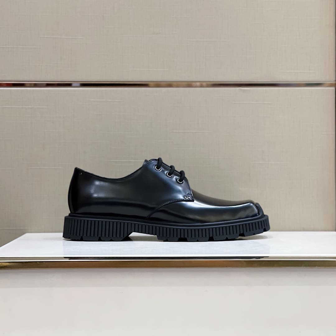 GIÀY BERLUTI CAMDEN DERBY BLACK HANDMADE TOP QUALITY SHOES AAA