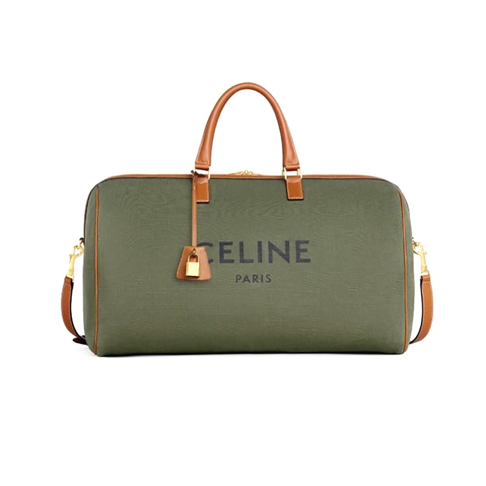TÚI Celine Large Voyage Bag in Textile with Celine Print and Calfskin