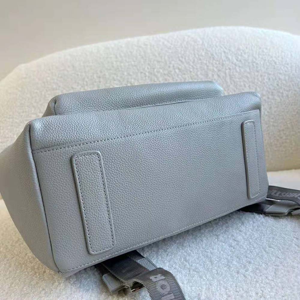 BALO Dior Rider Backpack Dior Gray Grained Calfskin with ‘Christian Dior 1947’ Signature