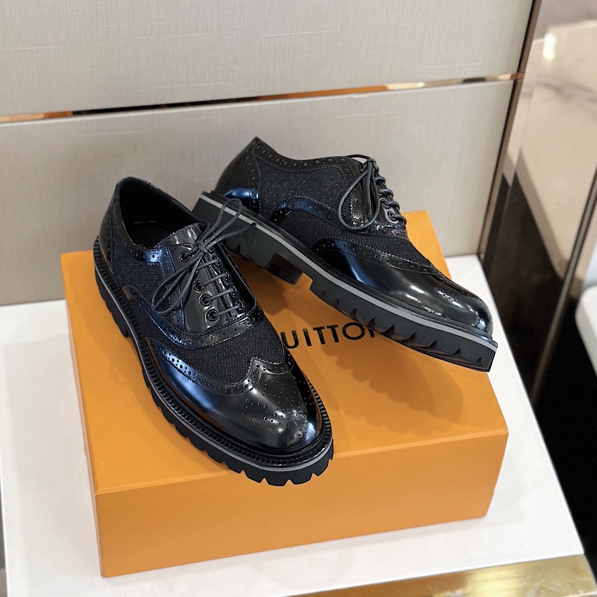 GIÀY LOUIS VUITTON OXFORD SHOES AAA