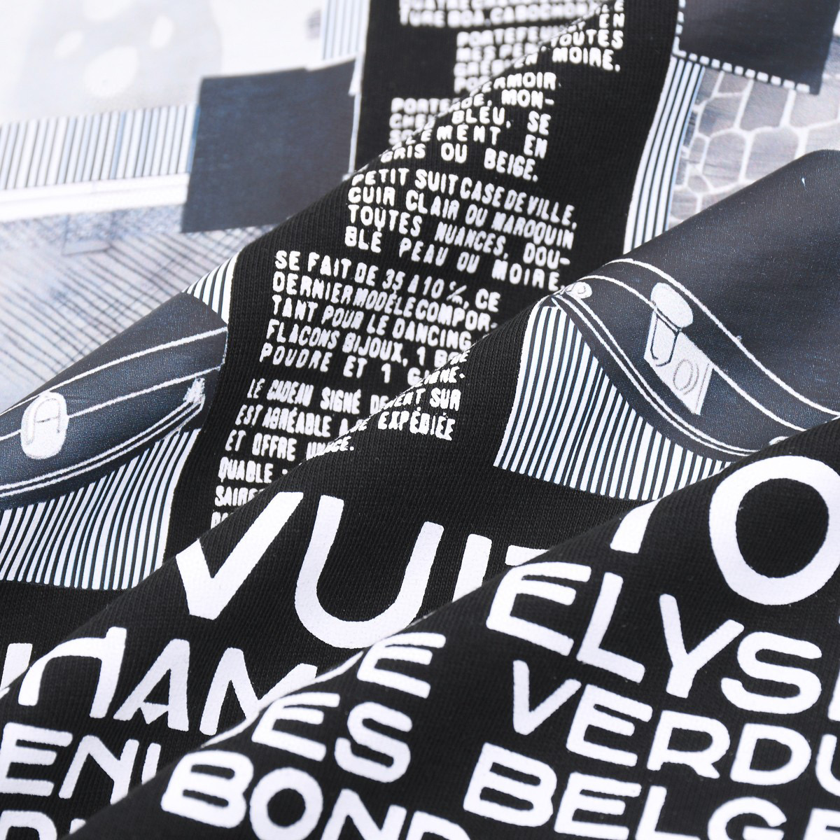 ÁO LOUIS VUITTON print cotton jersey T-shirt