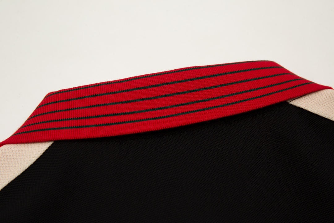 ÁO GUCCI Collar Logo Polo-Shirt