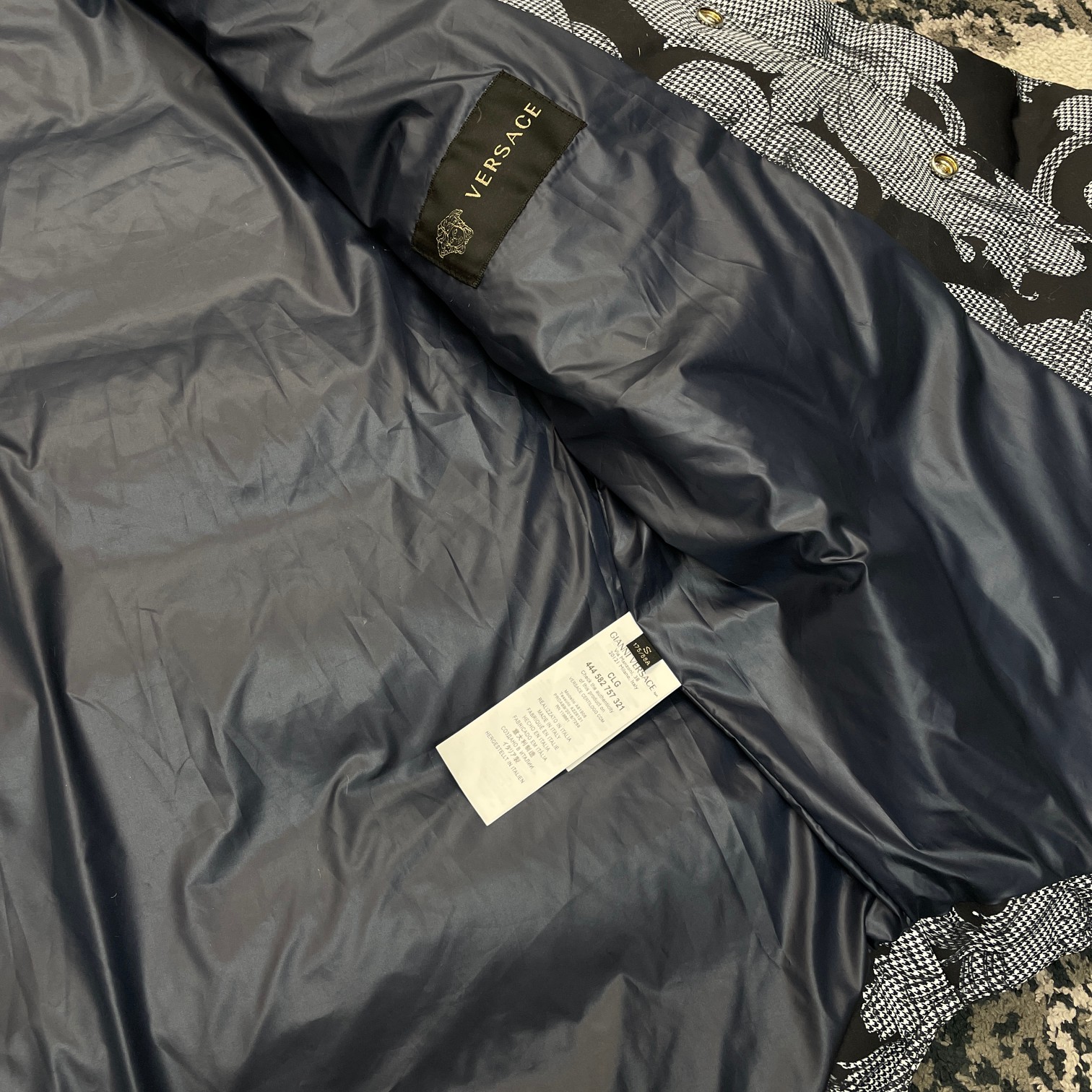 ÁO VERSACE FEATHER DOWN JACKET