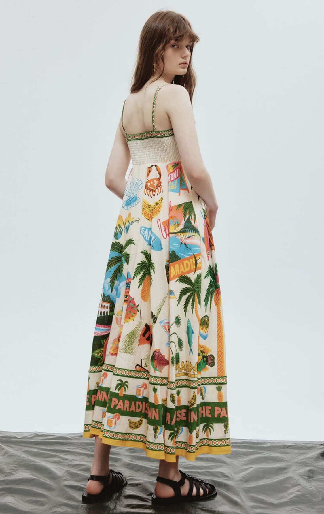 VÁY ALEMAIS HAI DÂY THE PARADISE INN IN LINEN High Classy