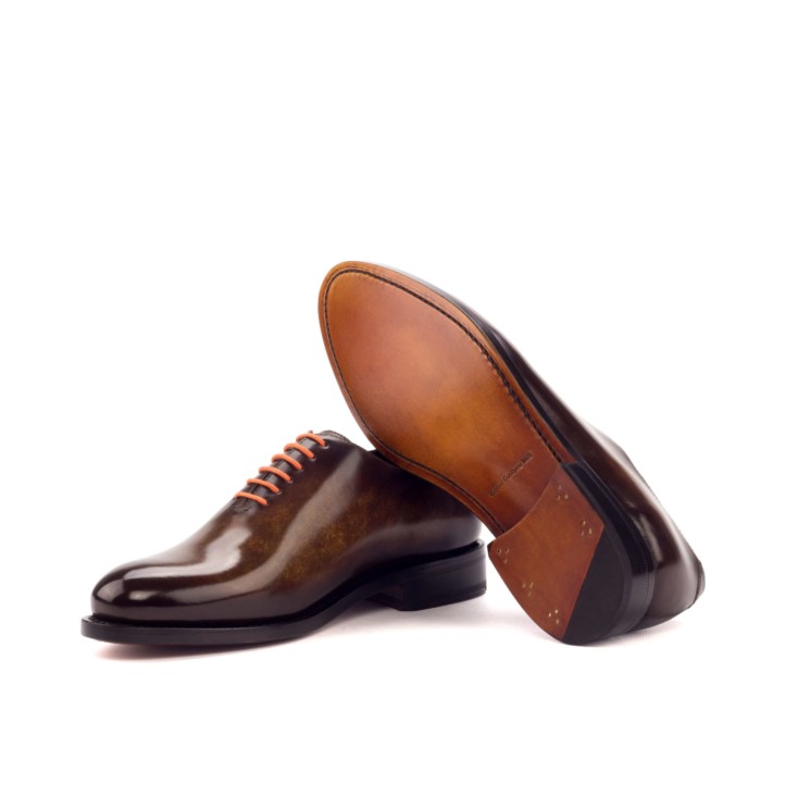 HENDERSON SHOES PERSONALIZATION Patina Leather Wholecut Shoes HANDCRAFTED SHOES