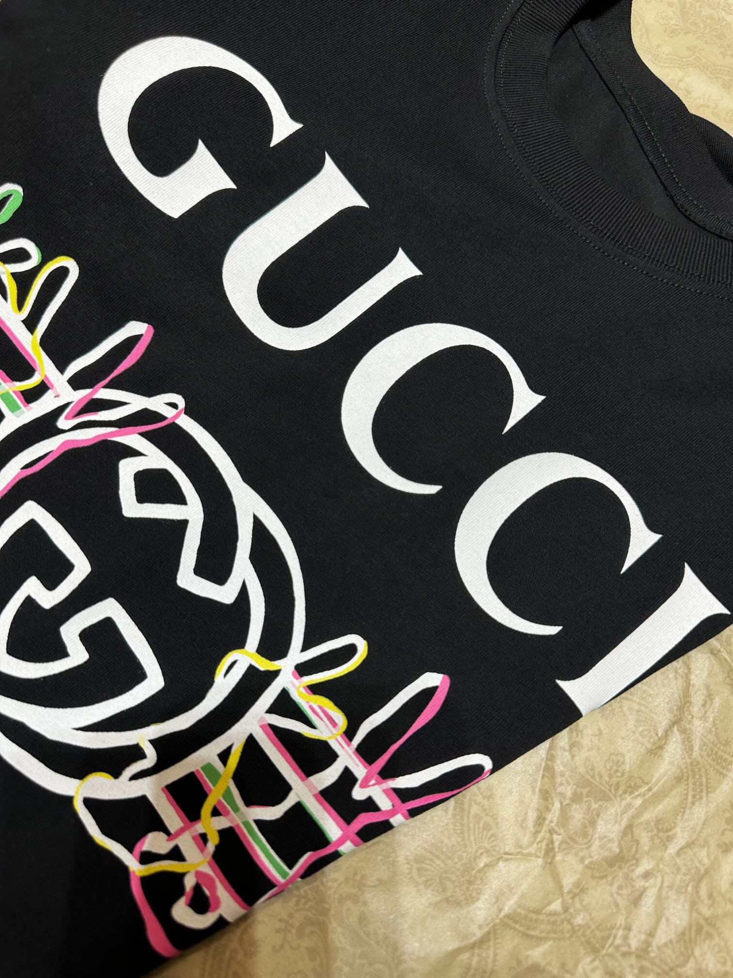 ÁO GUCCI GG T SHIRT MÀU ĐEN UNISEX