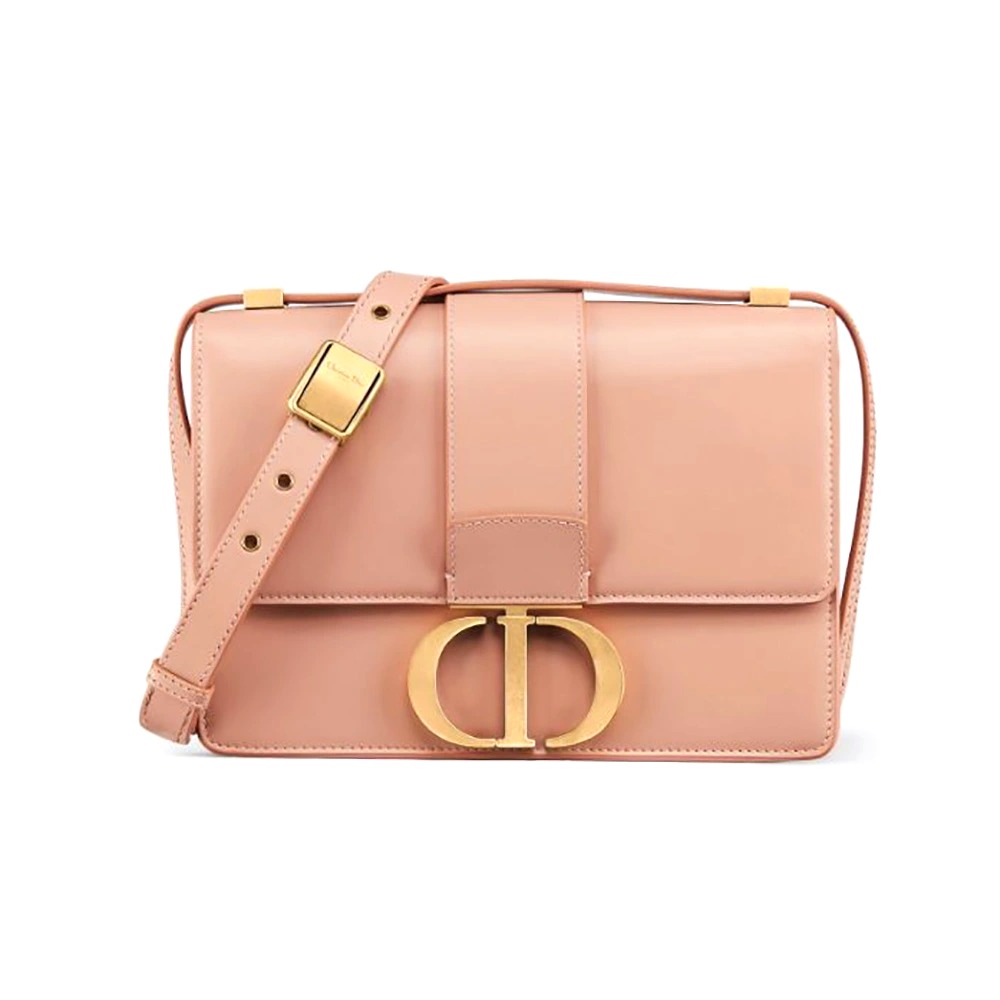 TÚI Dior 30 Montaigne Bag Des Vents Box Calfskin-Pink