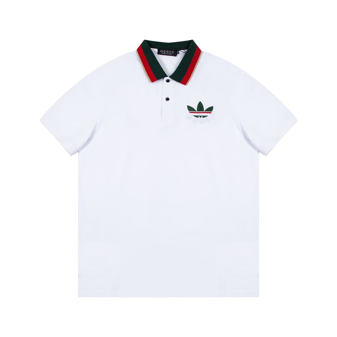 ÁO GUCCI X ADIDAS POLO SHIRT WHITE MÀU TRẮNG