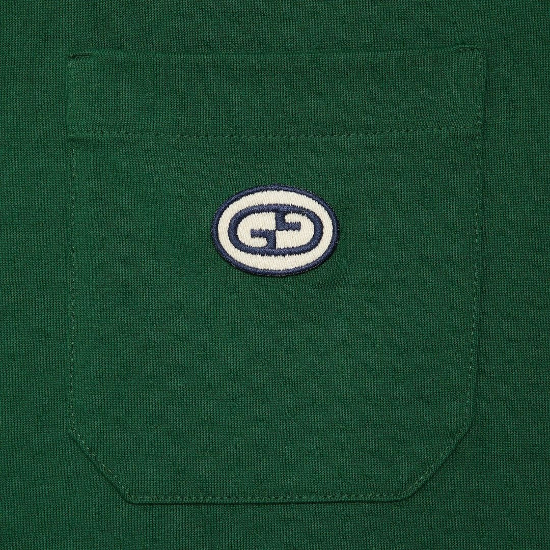 ÁO GUCCI GG POLO SHIRT MÀU XANH LÁ CÂY UNISEX