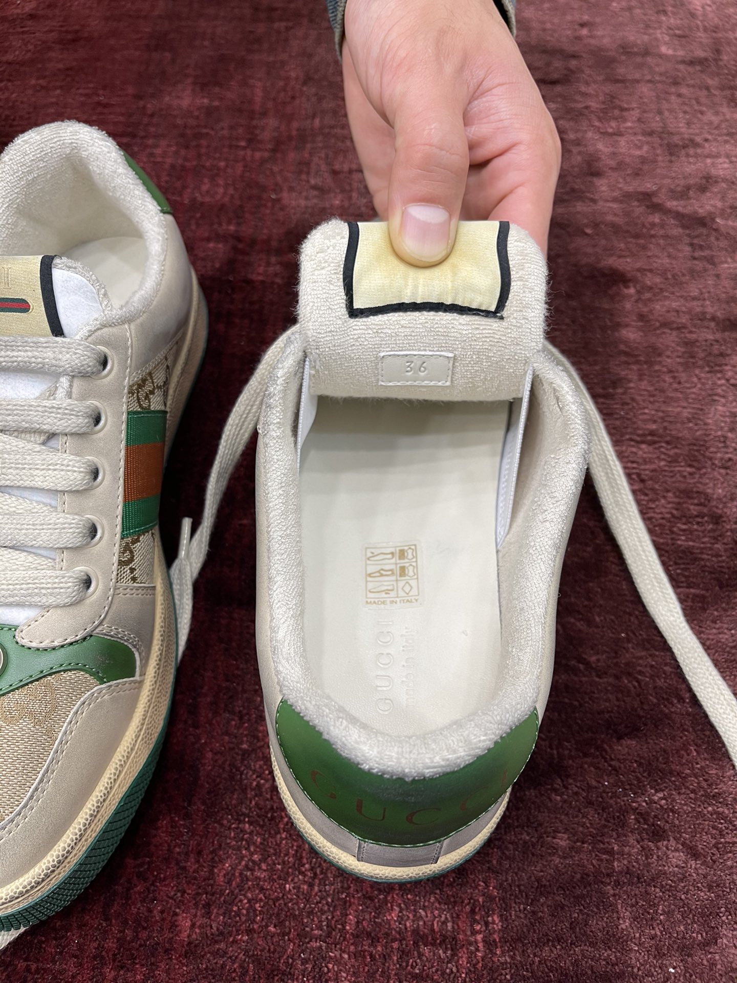 GIÀY GUCCI SCREENER SNEAKER SHOES AAA