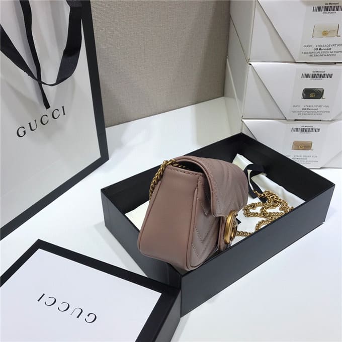 TÚI Gucci GG marmont super mini bag pink Top Quality