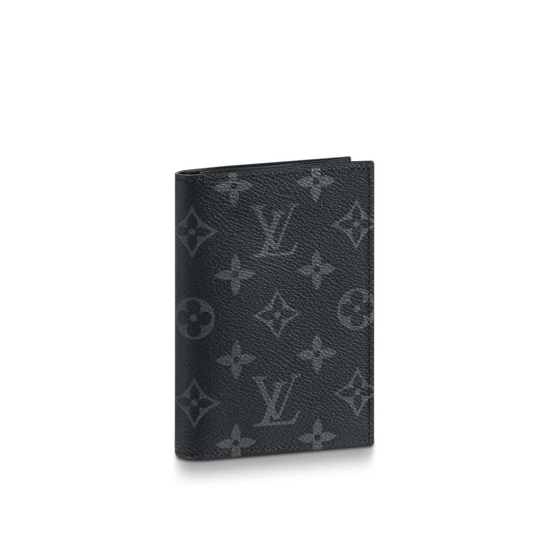 VÍ ĐỰNG HỘ CHIẾU LOUIS VUITTON MONOGRAM ECLIPSE