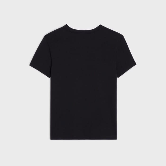 ÁO CELINE T SHIRT MÀU ĐEN UNISEX