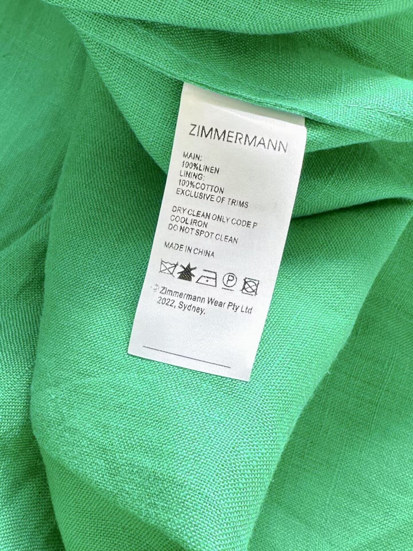 VÁY ZIMMERMANN All Green Party Long Dress High Classy