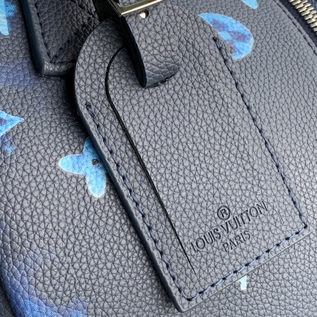 BALO LOUIS VUITTON DAMIER MONOGRAM Leather Backpack-Brown