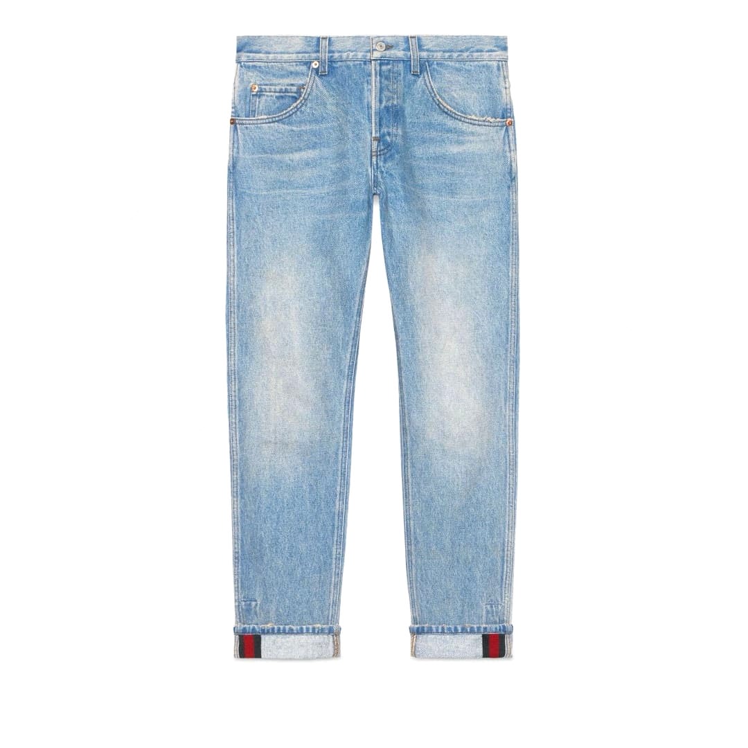QUẦN GUCCI GG DENIM TOP QUALITY AAA UNISEX