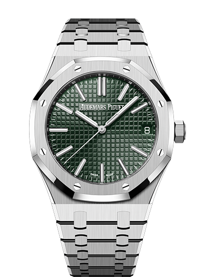 Đồng hồ Đồng hồ Ademars Piguet Royal Oak Selfwinding mặt số màu xanh olive