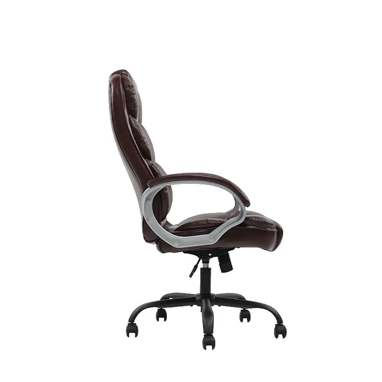 GHẾ VĂN PHÒNG LƯNG CAO DA MÀU NÂU EQ5012