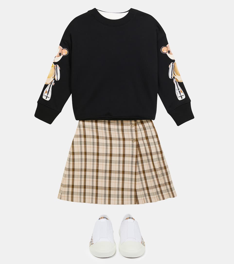 GIÀY VERSACE KIDS Logo sock sneakers