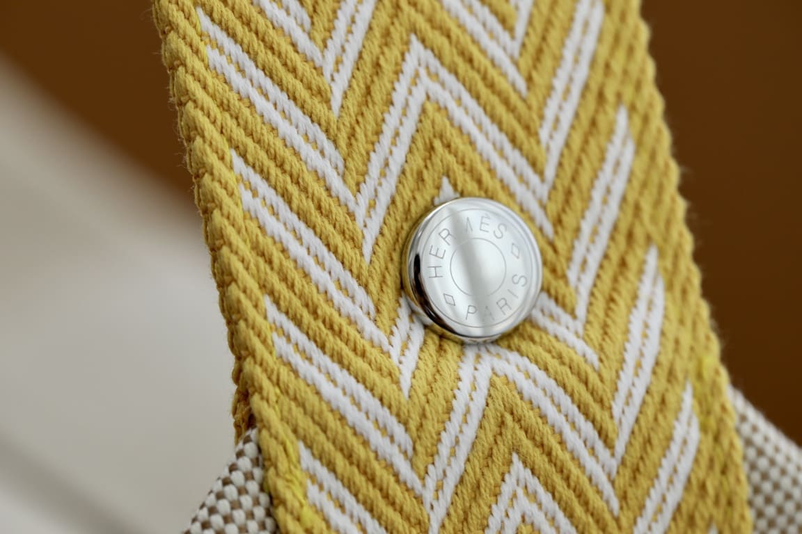 TÚI HERMES TROUSSE DE TOILETTE BRIDE A BRAC PM H MÀU VÀNG