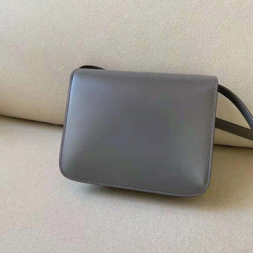 TÚI Celine Women Teen Classic Bag in Box Calfskin-Silver