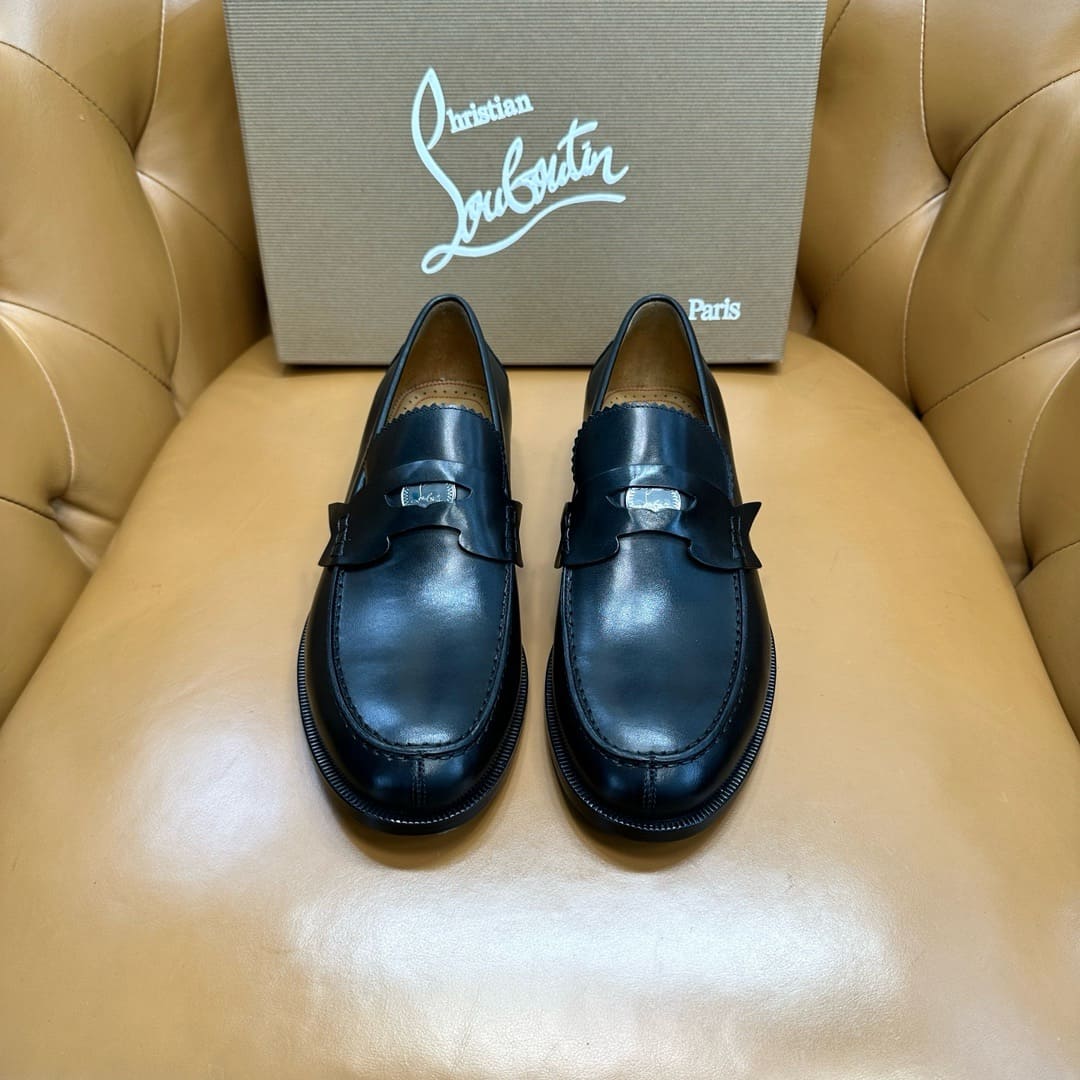 GIÀY CHRISTIAN LOUBOUTIN LOAFER HIGH TOP QUALITY SHOES AAA