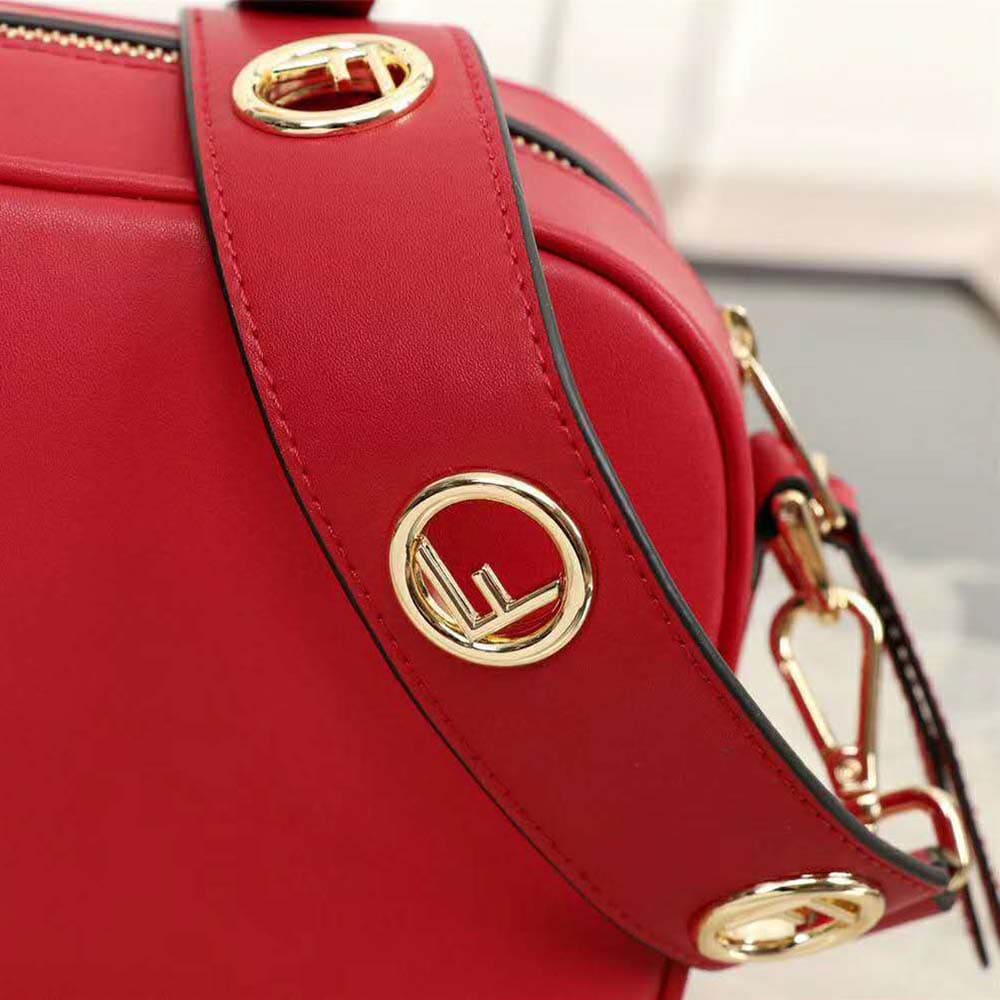 TÚI Fendi Women Camera Case Leather Bag-Red
