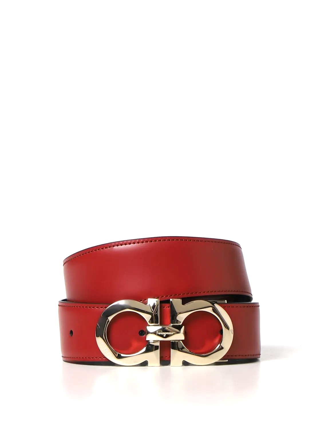 DÂY LƯNG SALVATORE FERRAGAMO Red leather