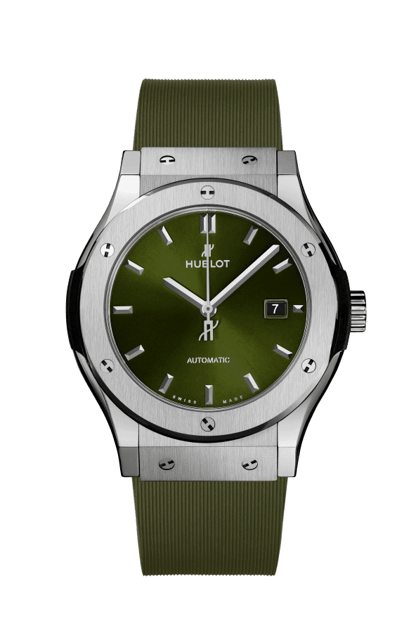 ĐỒNG HỒ HUBLOT CLASSIC FUSION TITANIUM GREEN 42MM