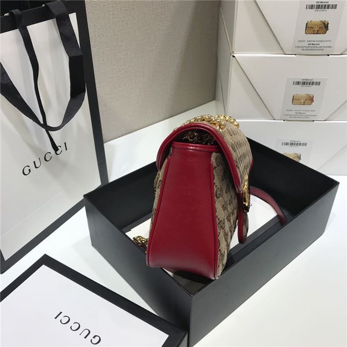 TÚI Gucci GG marmont small shoulder bag red Top Quality