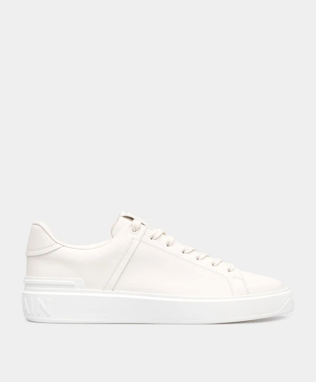 GIÀY BALMAIN B-COURT LOGO SNEAKERS IN WHITE