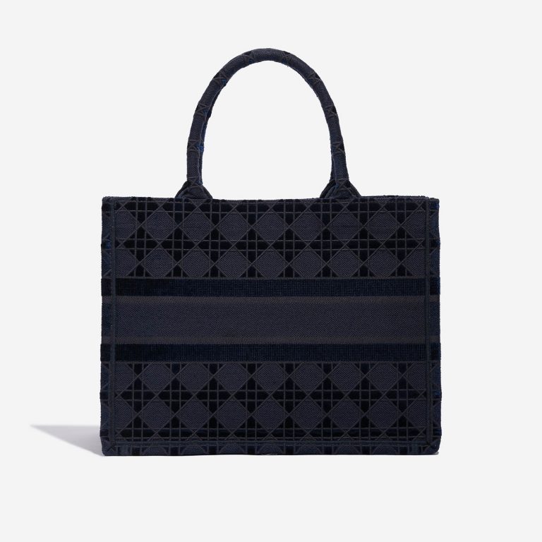 TÚI DIOR Book Tote Medium Canvas Velvet Navy Blue