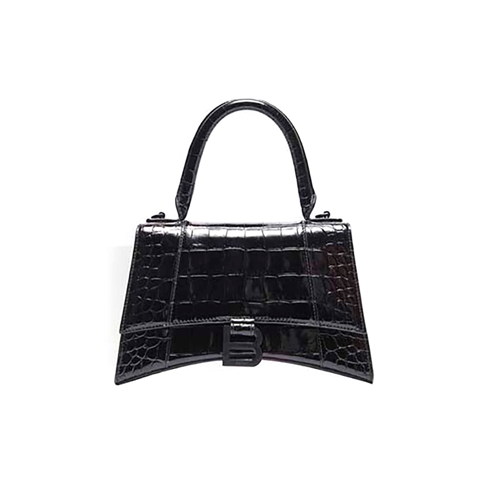 TÚI Balenciaga Hourglass XS Top Handle Bag-Black