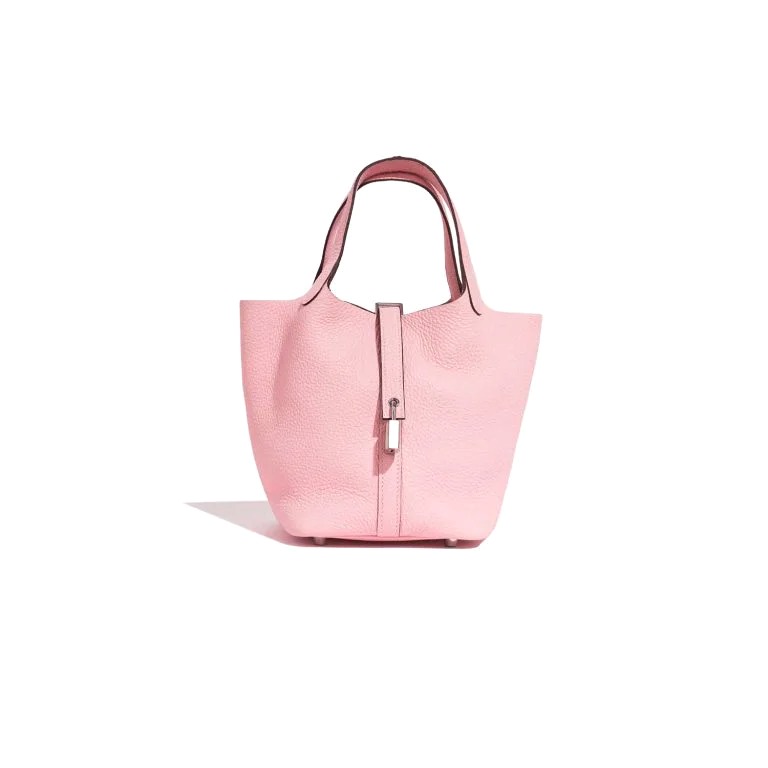 TÚI Hermès Picotin 18 Clemence Rose Sakura