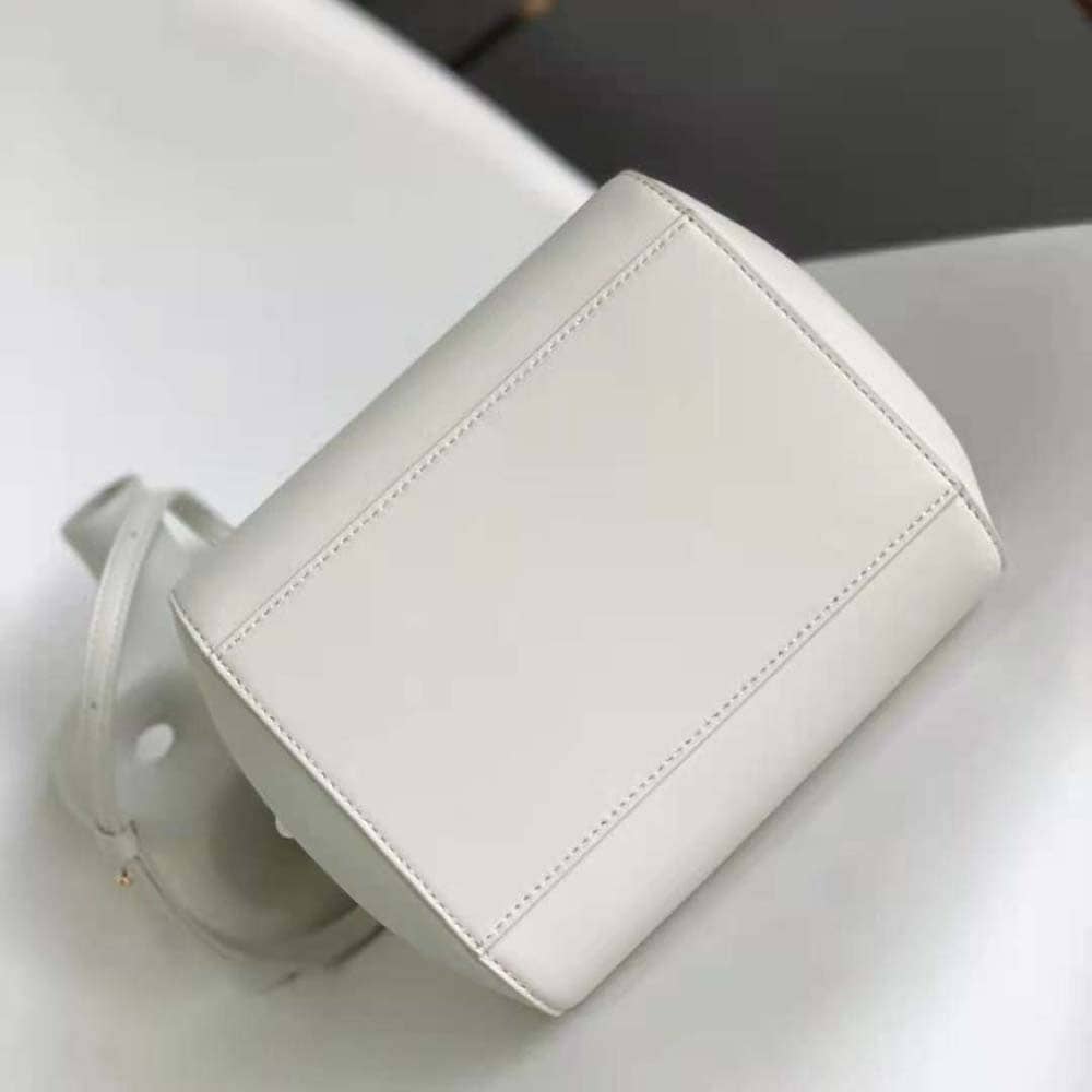 TÚI Loewe Women Hammock Nugget Bag in Nappa Calfskin-White