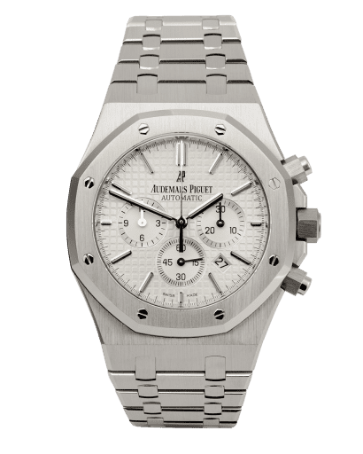 Đồng hồ Audemars Piguet Royal Oak Chronograph mặt số màu trắng