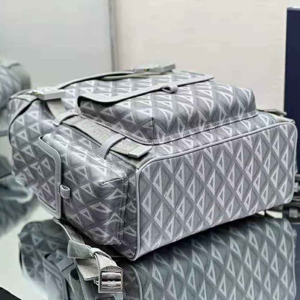 BALO DIOR Hit the Road Backpack Dior Gray CD Diamond Canvas