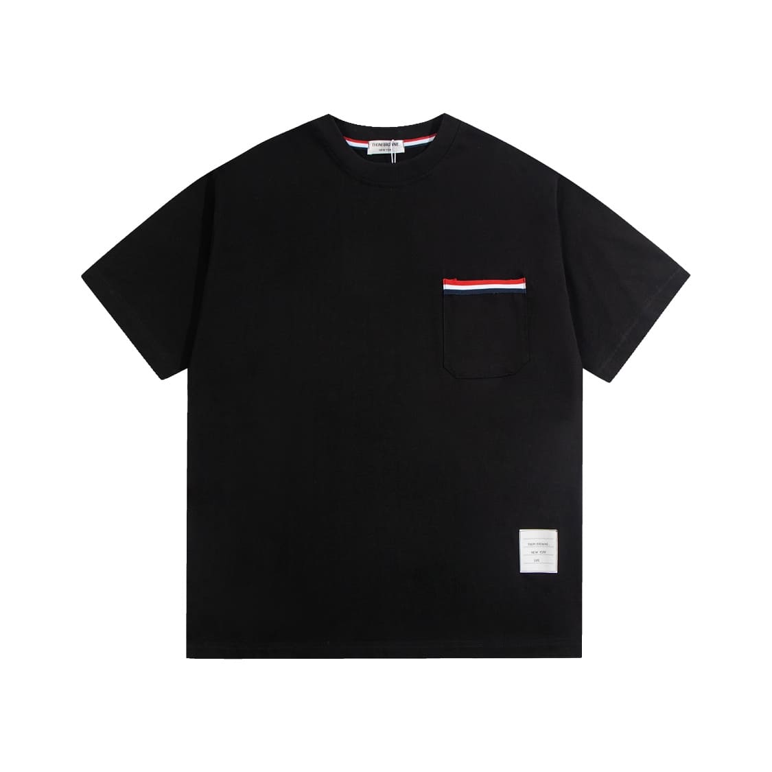 ÁO THOM BROWNE T SHIRT BLACK MÀU ĐEN