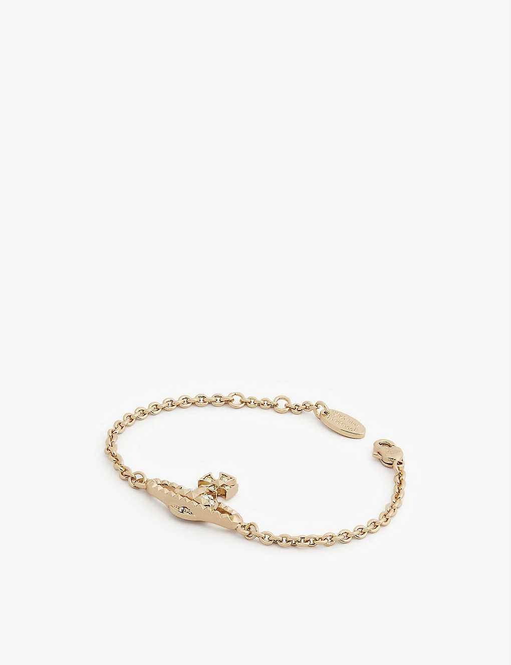 DÂY VIVIENNE WESTWOOD JEWELLERY Mayfair orb yellow gold-toned brass chain bracelet
