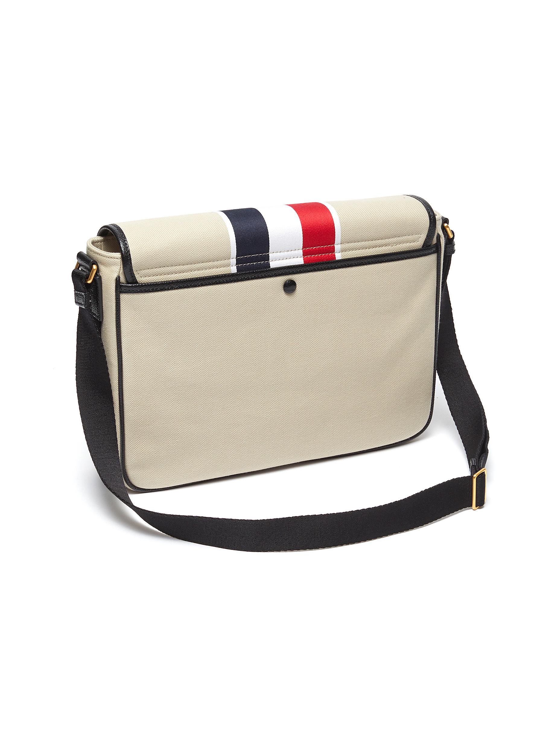 TÚI THOM BROWNE FOUR BAR STRIPE BUM BAG