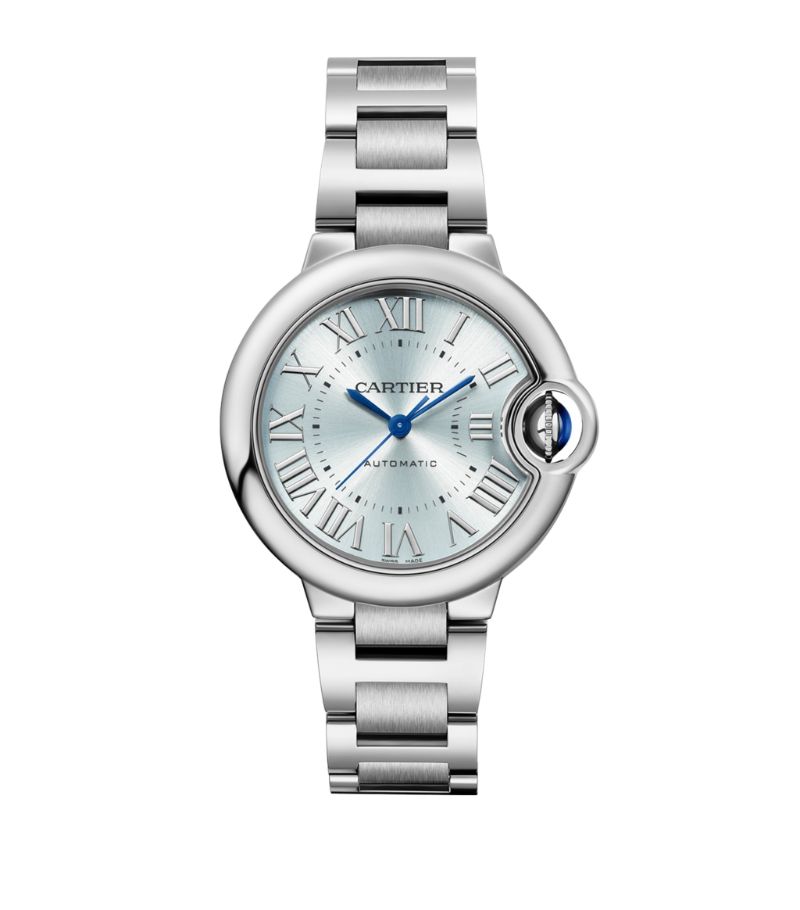 Đồng hồ CARTIER Ballon Bleu de Cartier 33mm mặt số màu trắng