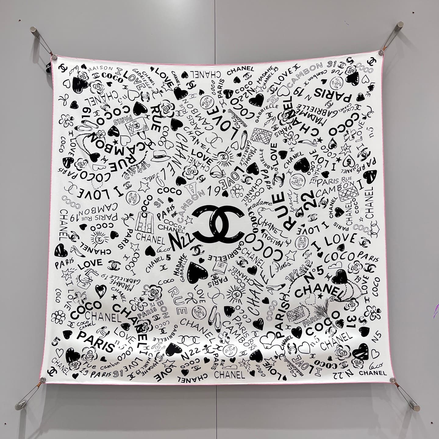 KHĂN CHANEL TOP QUALITY AAA SILK