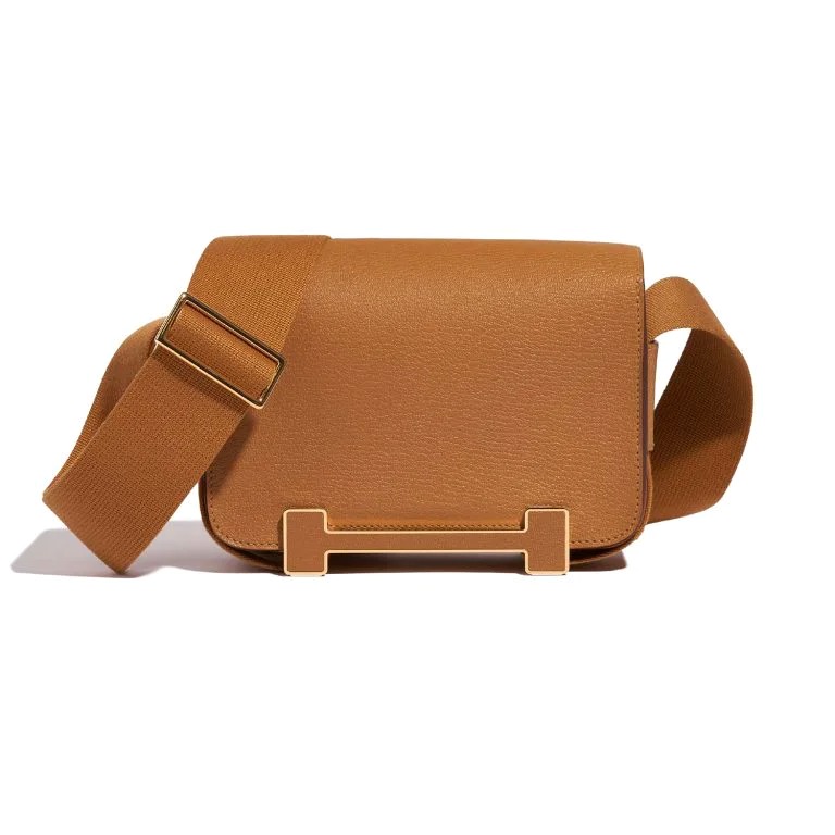 TÚI Hermès Geta Chèvre Mysore Caramel