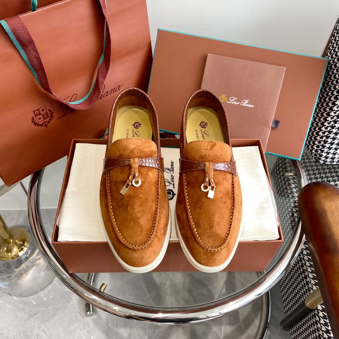 GIÀY LORO PIANA SUMMER WALK PHỐI DA CÁ SẤU TOP QUALITY SHOES AAA(LIÊN HỆ ĐỂ ĐƯỢC GIÁ TỐT NHẤT)