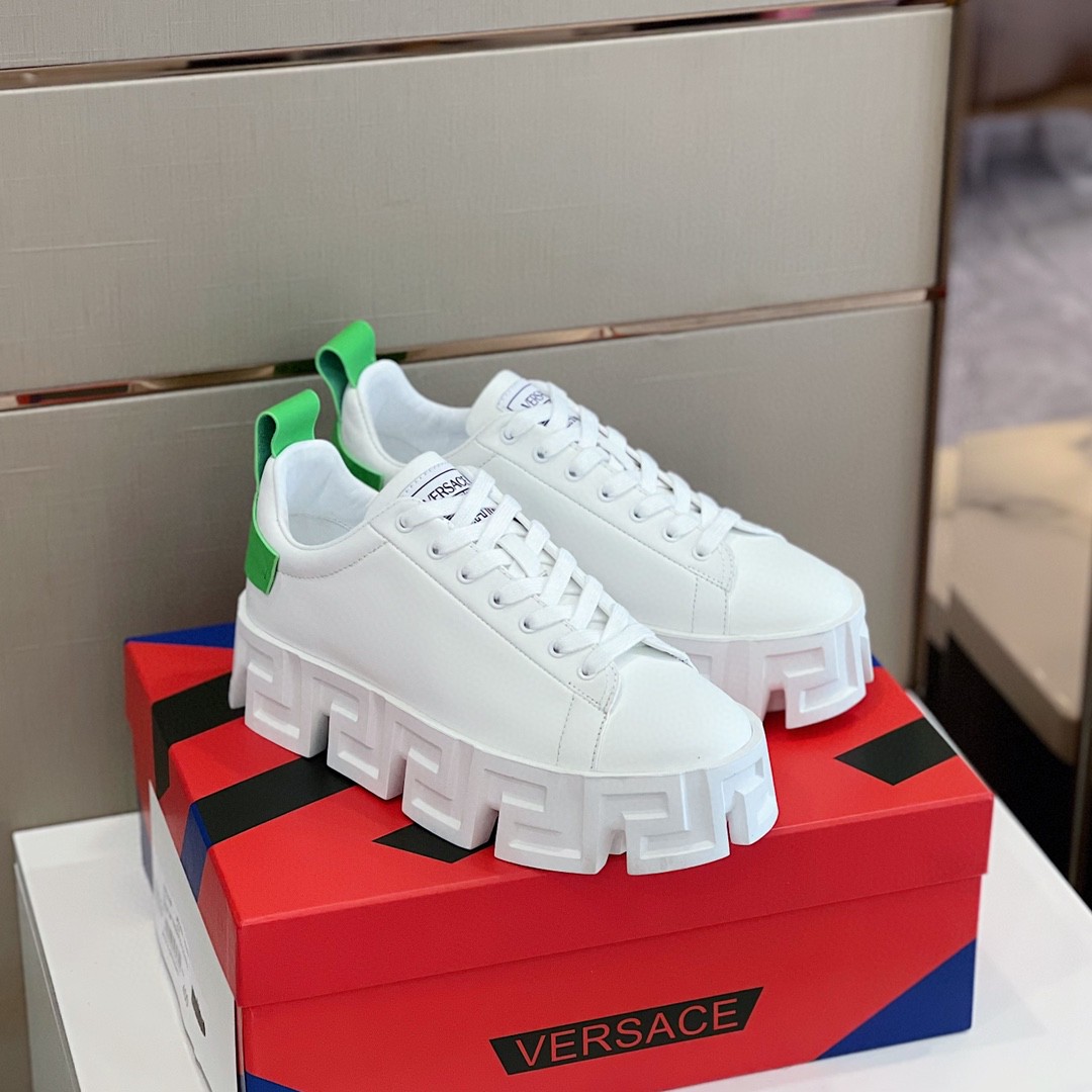 GIÀY VERSACE TRIGRECA LEATHER SNEAKER SHOES AAA